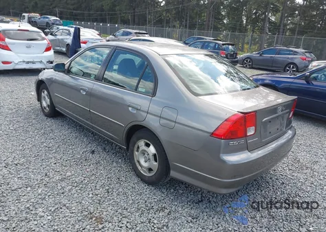 2005 Honda Civic Hybrid Hybrid W/Ulev (Cvt) from USA, damaged, VIN JHMES96645S022805